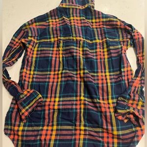 Old Navy boyfriend plaid shirt